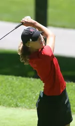 Camilla Lennarth made four birdies over the final nines holes on Friday to pace the Crimson Tide.
