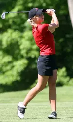 Sophomore Brooke Pancake earned the Crimson Tide's only victory, defeating Emilie Burger 4 & 2