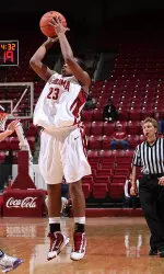 Sophomore Ericka Russell had 14 points last time out at Auburn.