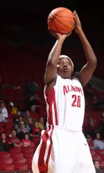 Junior Varisia Raffington will be sidelined for the duration of the season with a torn MCL and PCL.