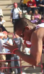 Ray Jadusingh's time of 6.62 leads the nation in the 60m dash.