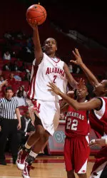 Dedrea Magee led the Tide with 12 points.