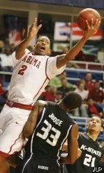 Mikhail Torrance leads Alabama in scoring this season with 15.8 points per game.