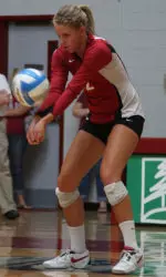 Kelsey Anderson scooped up a career-high 25 digs against Georgia.