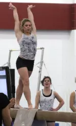 Five-time All-American Geralen Stack-Eaton won the Ghosts and Goblins All-Around title for the third year in a row.