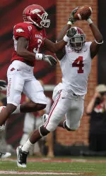 Alabama safety Mark Barron was rewarded for his play against No. 7 Florida.