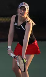 Taylor Lindsey (pictured) and Alex Clay dropped their final match Saturday at the Riviera/ITA All-American Championships.