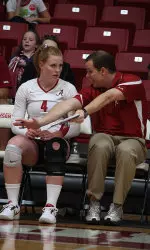 Assistant coach and recruiting coordinator Josh Lauer (right) signed one of the best classes in recent years in the 2011 signees.