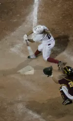 Jazlyn Lunceford smacked a pinch-hit grand slam against ASU at the WCWS.