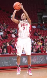 Senior Dedrea Magee had 15 points, nine rebounds and six assists against Arkansas.