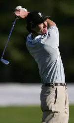 Scott Strohmeyer tied for sixth after a 69 in the opening round of the Puerto Rico Classic on Sunday.