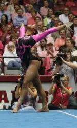 Senior Morgan Dennis is ranked fifth in the all-around.