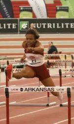 Kim Laing will compete in Sunday's 60m hurdle finals.