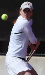 Junior Meritt Emery clinched the match for Alabama with a win at No. 4 singles.