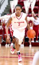 Senior Dedrea Magee led the Tide in scoring with 13 points.