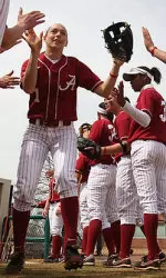 Kayla Braud leads Alabama at the plate with 31 hits and a .463 average on the season.