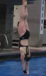 Sophomore Carrie Dragland's second-place finish off the platform was Alabama's highest diving finish at the national championships since 2004.