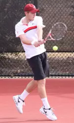 Freshman Jarryd Botha leads the Tide with eight dual match singles wins this season.