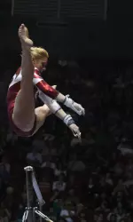 Sophomore Ashley Priess won the NCAA Regional All-Around title last season as a rookie.