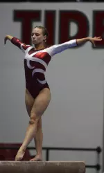 Senior Ricki Lebegern is ranked 17th in the all-around.