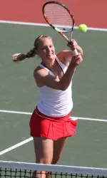 Freshman Antonia Foehse and the rest of the Tide hits the road for LSU and Arkansas this weekend.
