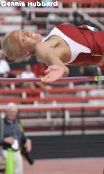 Sophomore Krystle Schade claimed the high jump title on Friday.