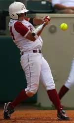 Senior Charlotte Morgan batted .800 with a pair of home runs and 10 RBI last season against Arkansas.