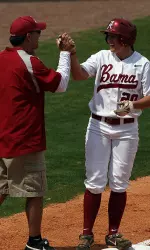 Junior Whitney Larsen went 4-for-5 in game two with two home runs.