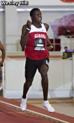 Freshman standout Kirani James competed in the CARIFTA Games.