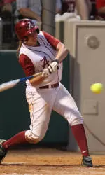 Sophomore Kendall Dawson had three hits on the day including a big home run in game two.