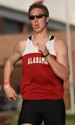 Hughes was seventh in the decathlon, scoring 6,794 points.