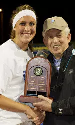 Junior Kelsi Dunne was named the MVP of the SEC Softball Tournament last weekend in Fayetteville.