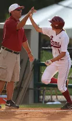 Freshman Kayla Braud was a perfect 3-for-3 in her first NCAA Tournament contest.