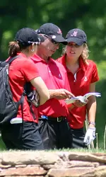 Susan Rosenstiel (left), Mic Potter (center) and Camilla Lennarth (right) were honored at the NGCA Awards Banquet along with Jennifer Kirby and Brooke Pancake.