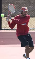 Saketh Myneni will take on Radford's Ivan Salec in the Round of 64 of the NCAA Singles Championships Wednesday.