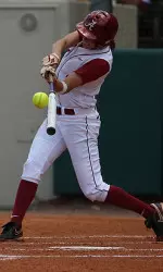 Freshman Kayla Braud looks to build upon her .611 (11-for-18) postseason batting average this weekend.
