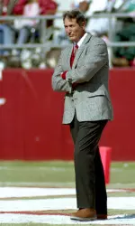 Gene Stallings led Alabama to its 12th national football title in 1992.