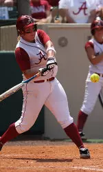 Amanda Locke hit a pair of home runs to open up Super Regional play.