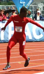 Kirani James nearly led the 4x400 squad to the finals.