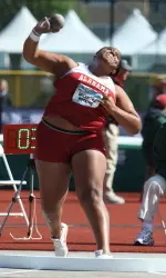 Wilamena Hopkins finished 22nd in the shot put on Friday.