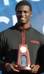 NCAA 400 meter champion Kirani James was named to the USTFCCCA All-America team, as announced Monday.