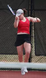 Alexa Guarachi and Courtney McLane (pictured) finished the season as the No. 15 doubles team in the nation.