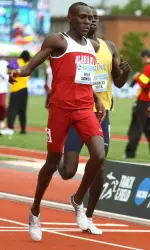 Samoei clocked the second-fastest 800 meter time in school history on Wednesday.