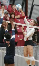 Alyssa Meuth was named to the Volleyball Preseason All-SEC Team on Tuesday.