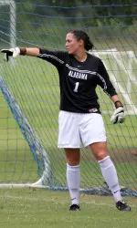 All-SEC goalkeeper Justine Bernier and the rest of the Crimson Tide open the season Friday night.
