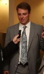 Senior quarterback Greg McElroy fields questions on the upcoming season.