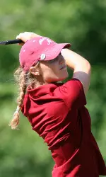 Camilla Lennarth tied the school record with a 65 on Tuesday at the NCAA Fall Preview.