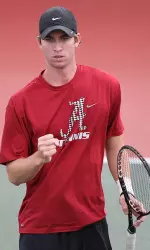 Ricky Doverspike won a pair of singles matches last weekend.