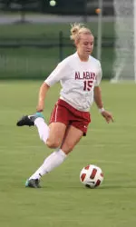 Carly Mygrants and the rest of the Tide will host Chattanooga on Sunday.