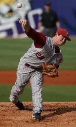 Senior pitcher Nathan Kilcrease led the Tide with a 2.85 ERA in 34 appearances last season.